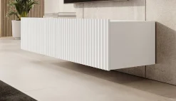 Pepinos - TV-Meubel - Wit - 150x42x33 cm