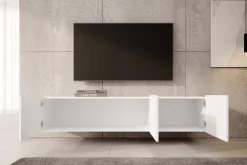 Pepinos - TV-Meubel - Wit - 150x42x33 cm