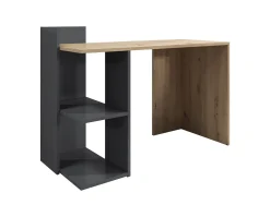 Pierre - Bureau - Eiken/antraciet - 120x52 cm