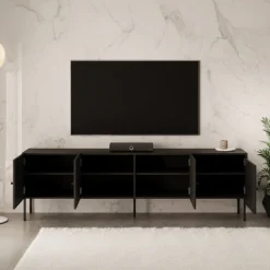 Pierson - TV-Meubel - Zwart - 201 cm