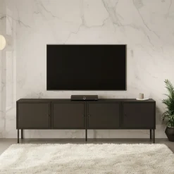Pierson - TV-Meubel - Zwart - 201 cm