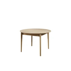 Portino - Eetkamertafel - Licht eiken - 120-240x120x77 cm