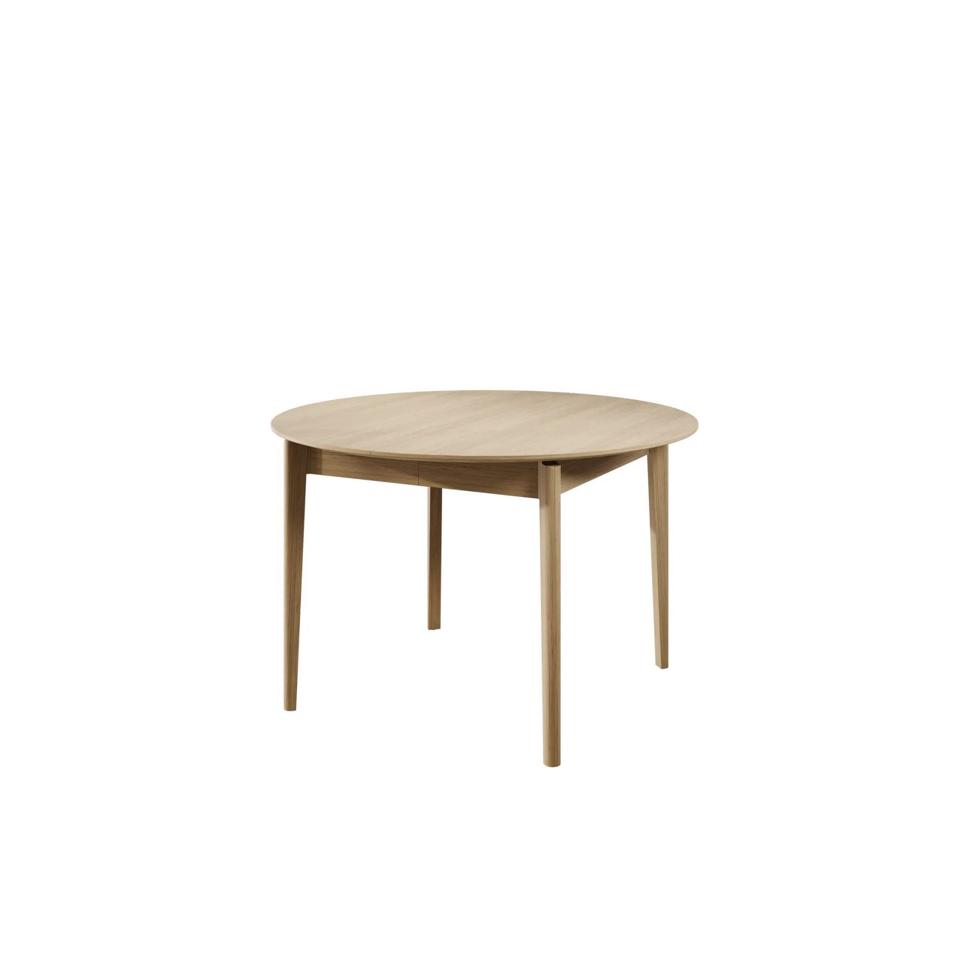 Portino - Eetkamertafel - Licht eiken - 120-240x120x77 cm
