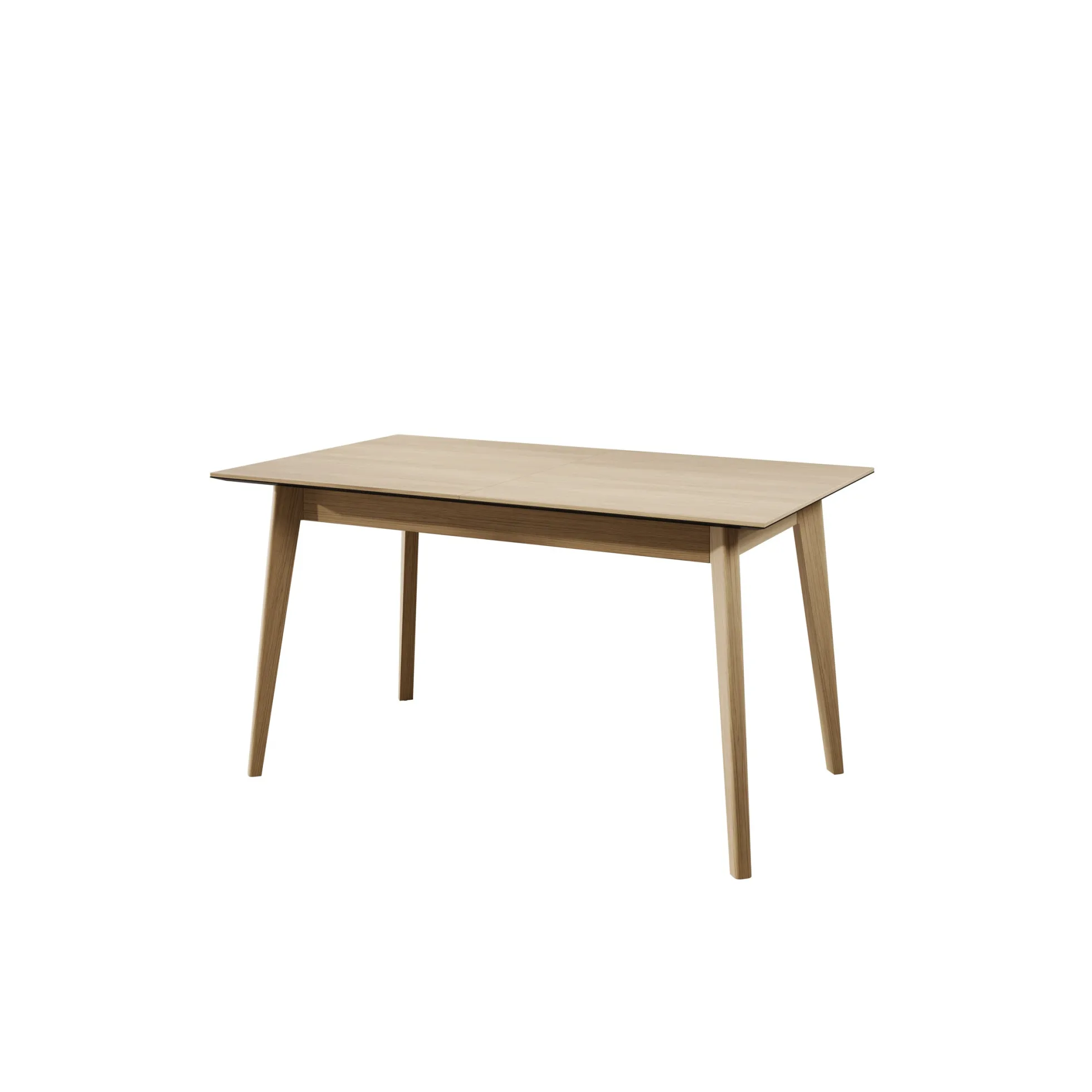 Portino - Eetkamertafel - Licht eiken - 145-220x85x77cm