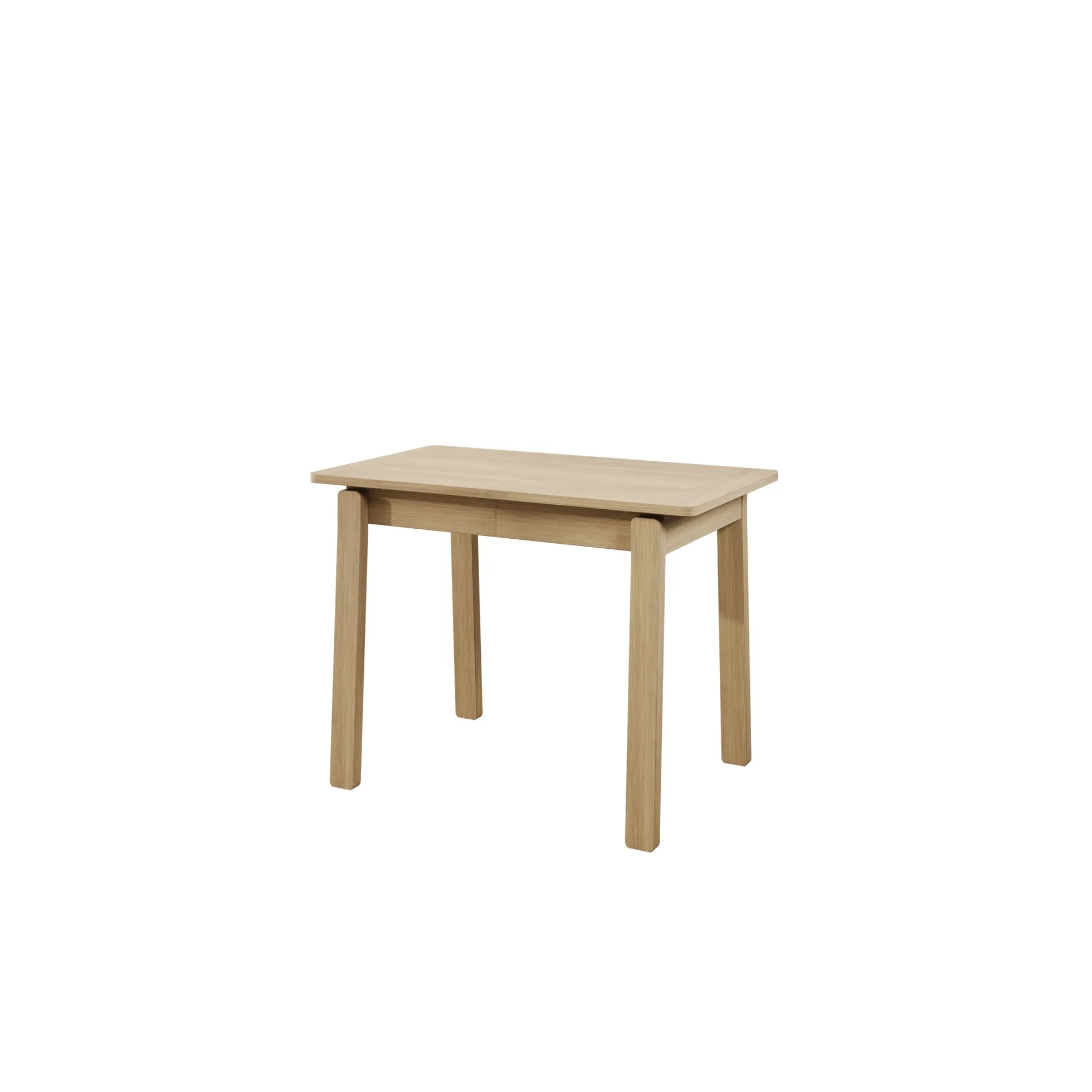 Portino - Eetkamertafel - Licht eiken - 104-224x60x77 cm