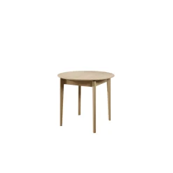 Portino - Eetkamertafel - Licht eiken - 90-210x90x77cm