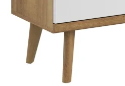 Primavera - Dressoir - Wit/licht eiken - 160x40x83 cm