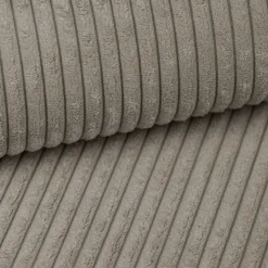 Prudence U - Hoekbank 4-zits met chaise longue - Ribstof bruin - Unive
