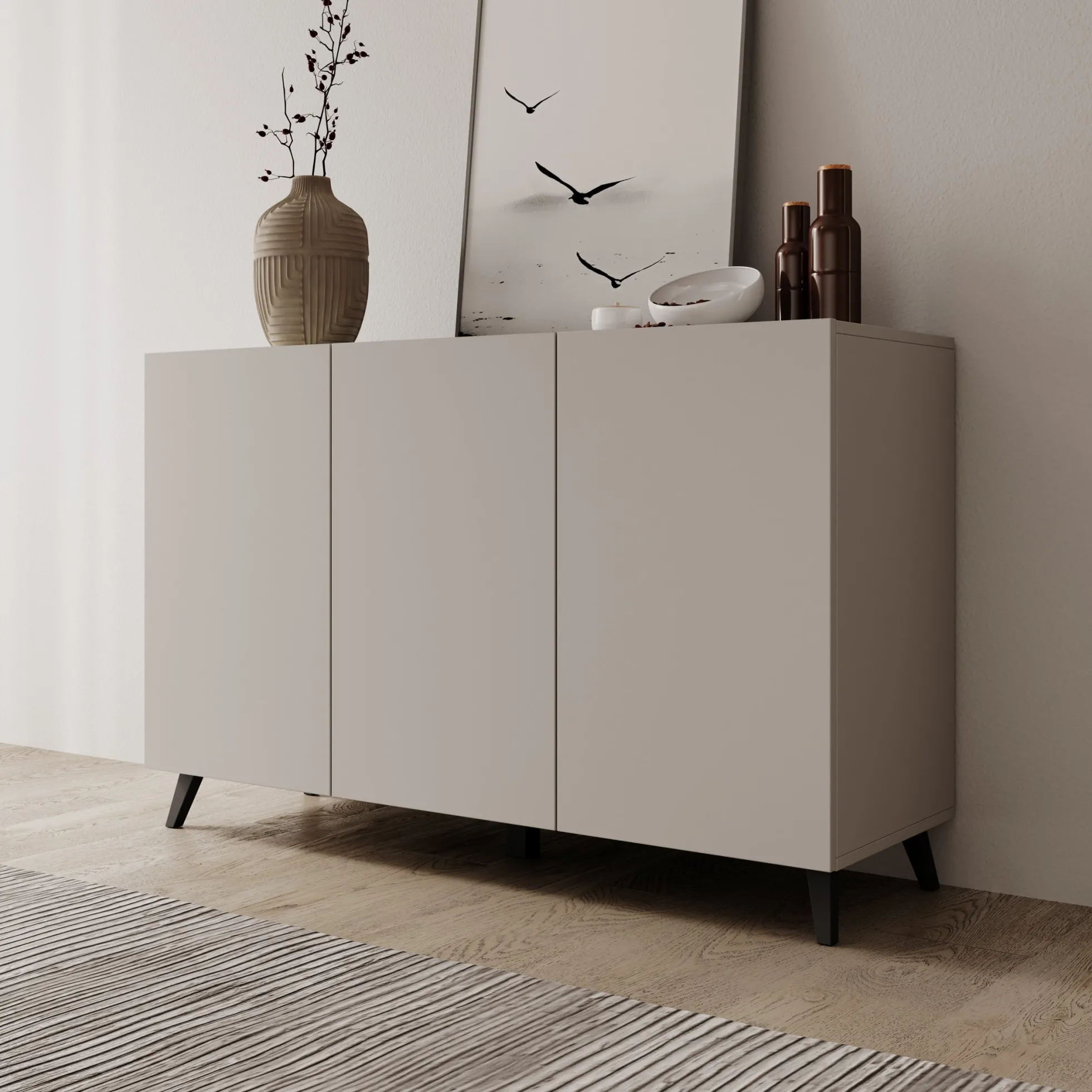 Pulse 3 - Dressoir - Beige - 120x39x76 cm