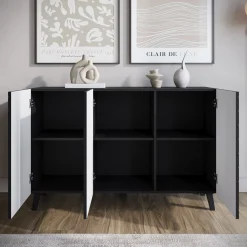 Pulse 3 - Dressoir - Zwart - 120x39x76 cm