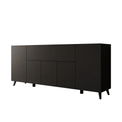 Pulse 4 - Dressoir - Zwart mat - 180x39x76 cm