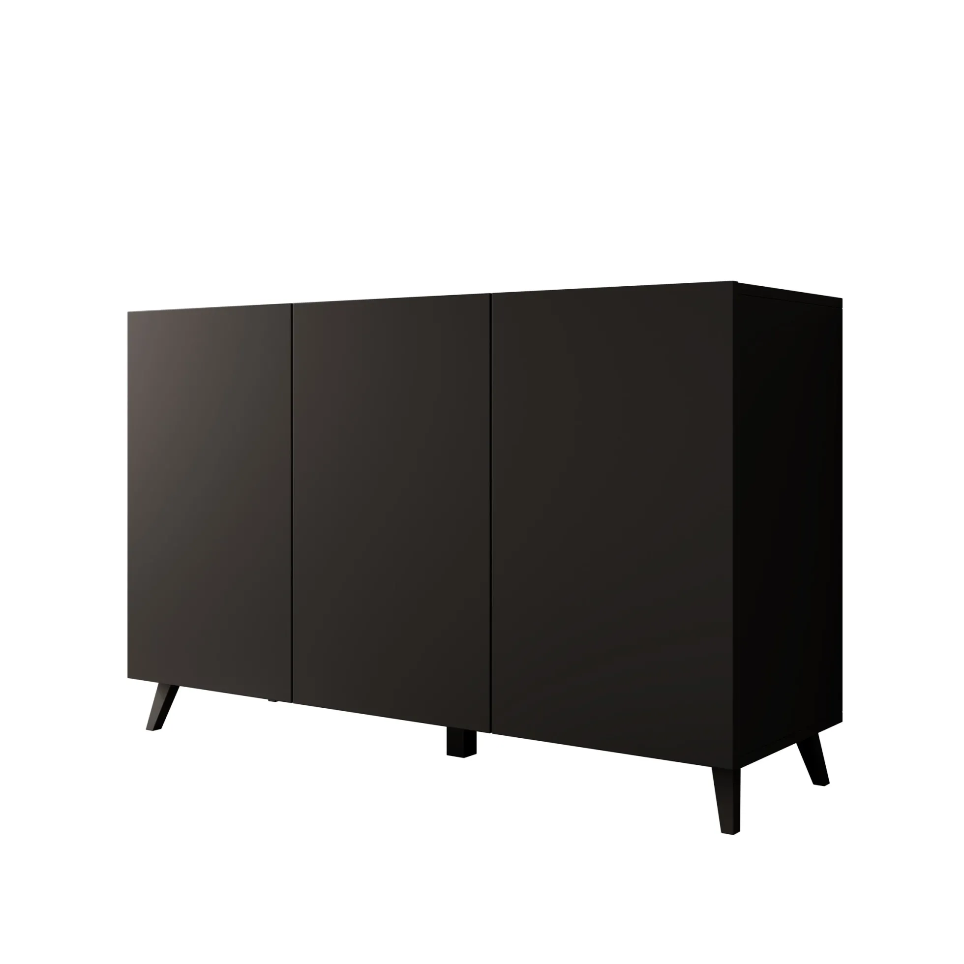 Pulse 3 - Dressoir - Zwart mat - 120x39x76 cm