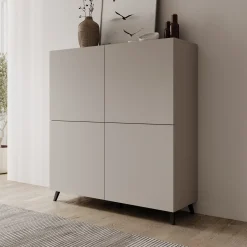 Pulse - Dressoir - Beige - 120x40x130 cm