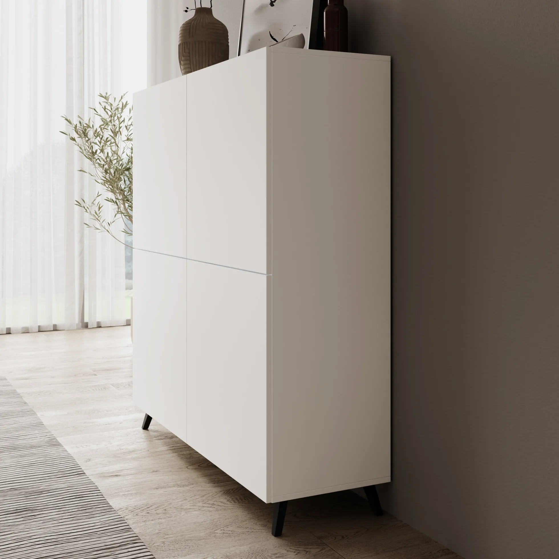 Pulse - Dressoir - Wit - 120x40x130 cm