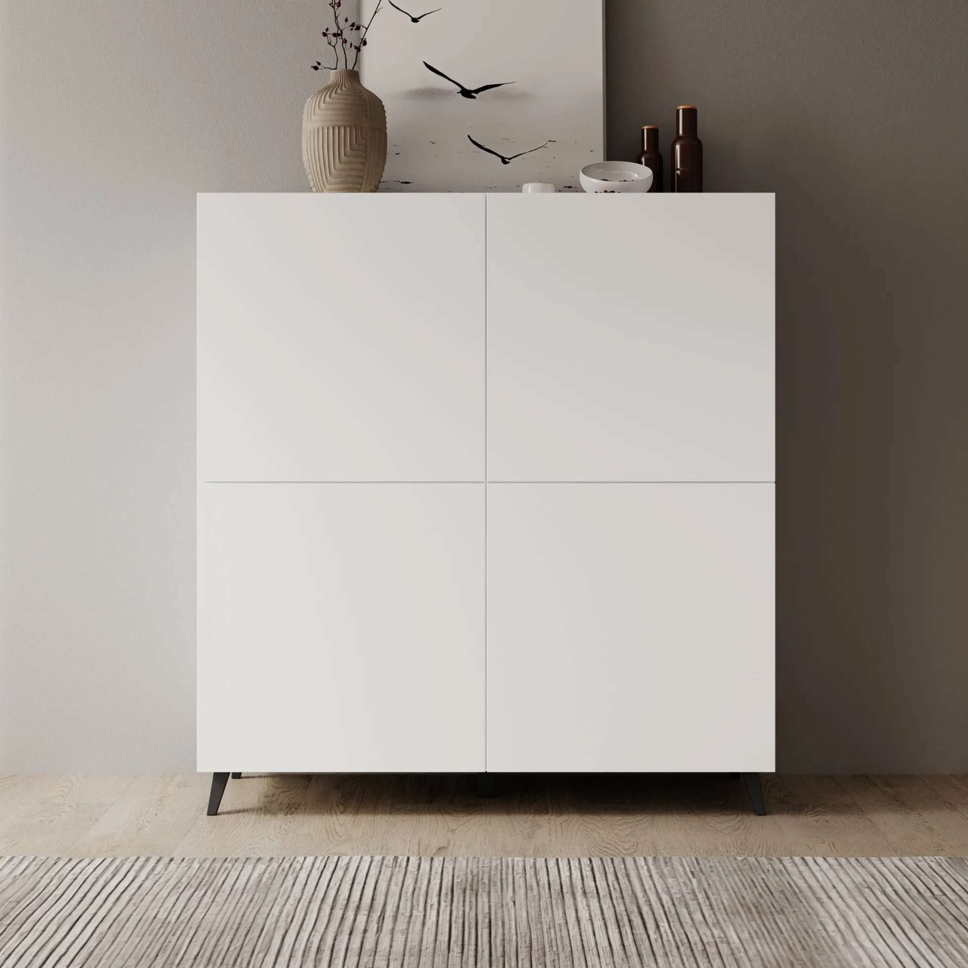 Pulse - Dressoir - Wit - 120x40x130 cm
