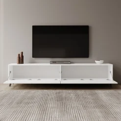 Pulse - TV-Meubel - Wit - 190x33x40 cm