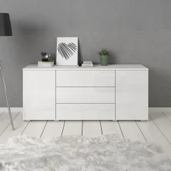 Pure - Dressoir - Wit - 150x39x68 cm
