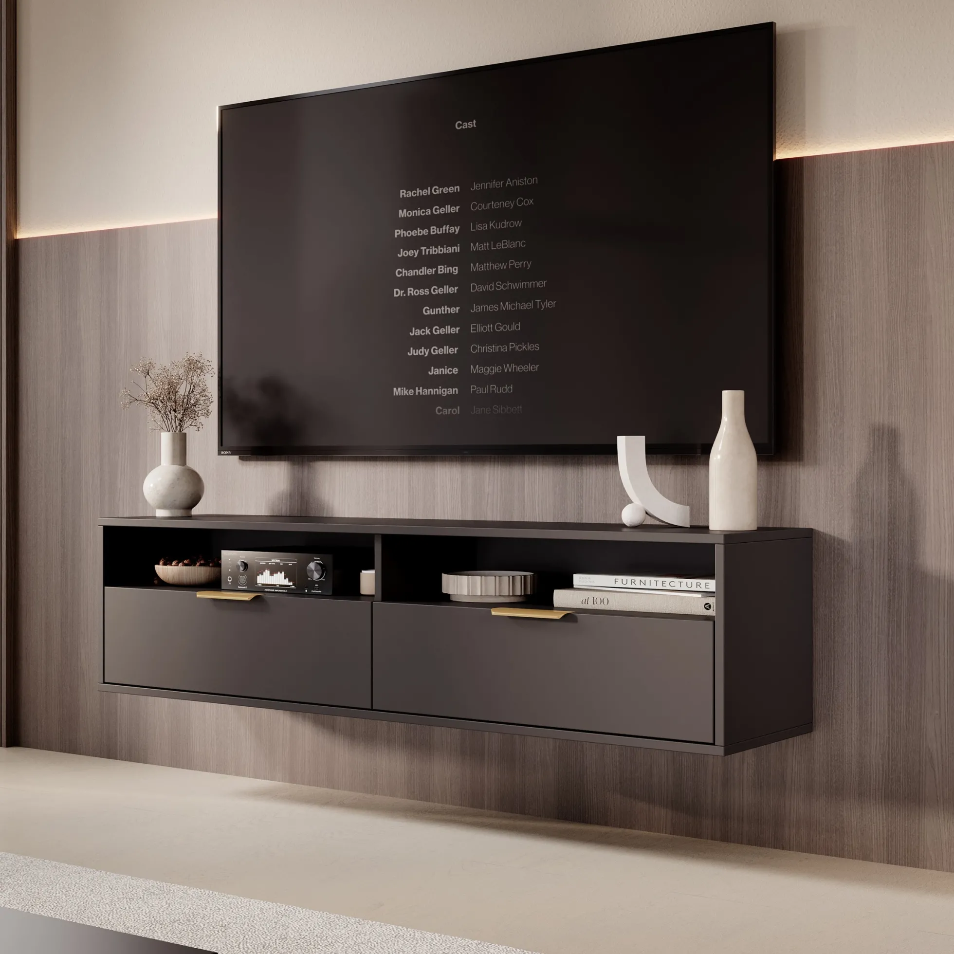 Qipp - TV-Meubel - Zwart