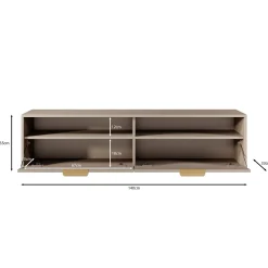 Qipp - TV-Meubel - Zwart
