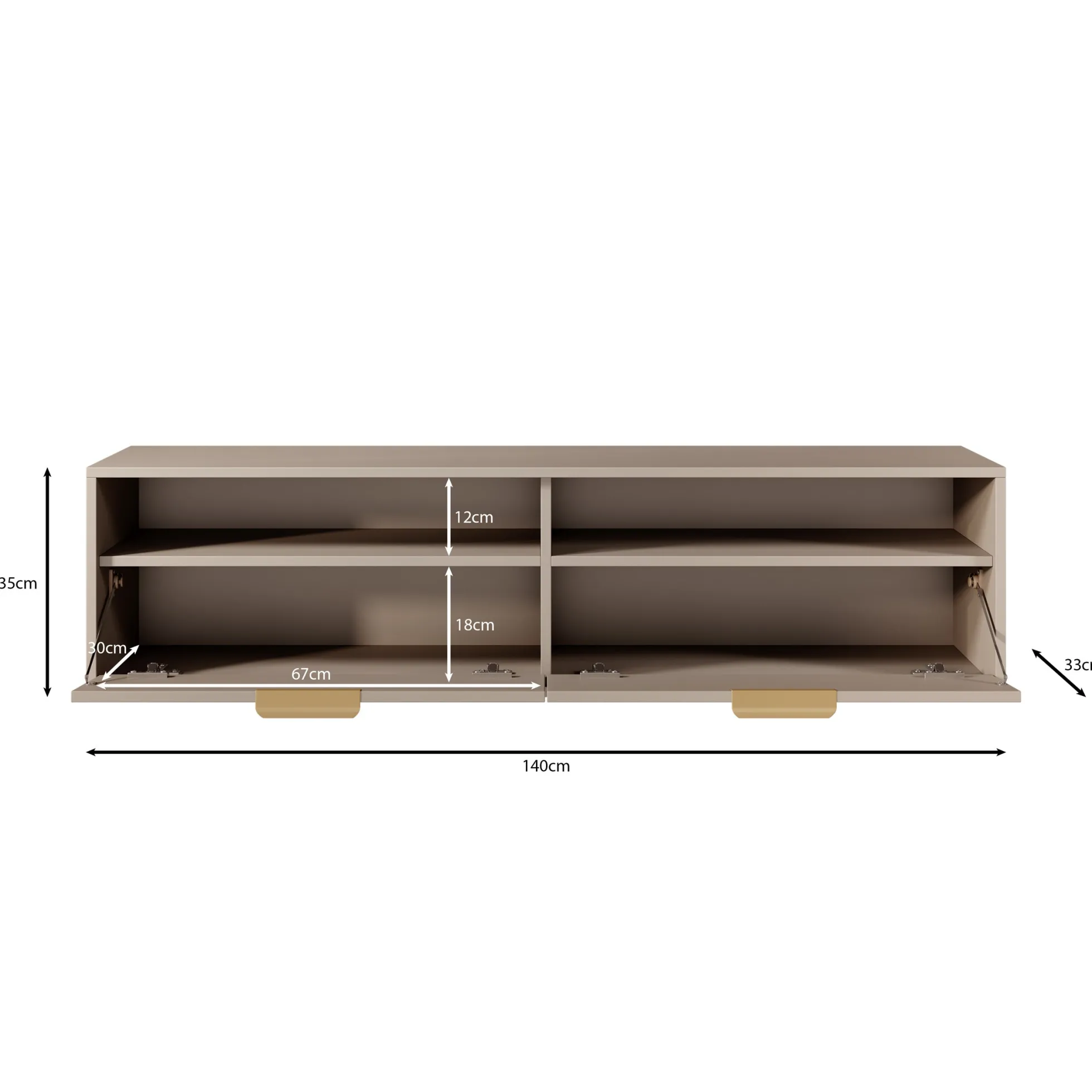 Qipp - TV-Meubel - Zwart