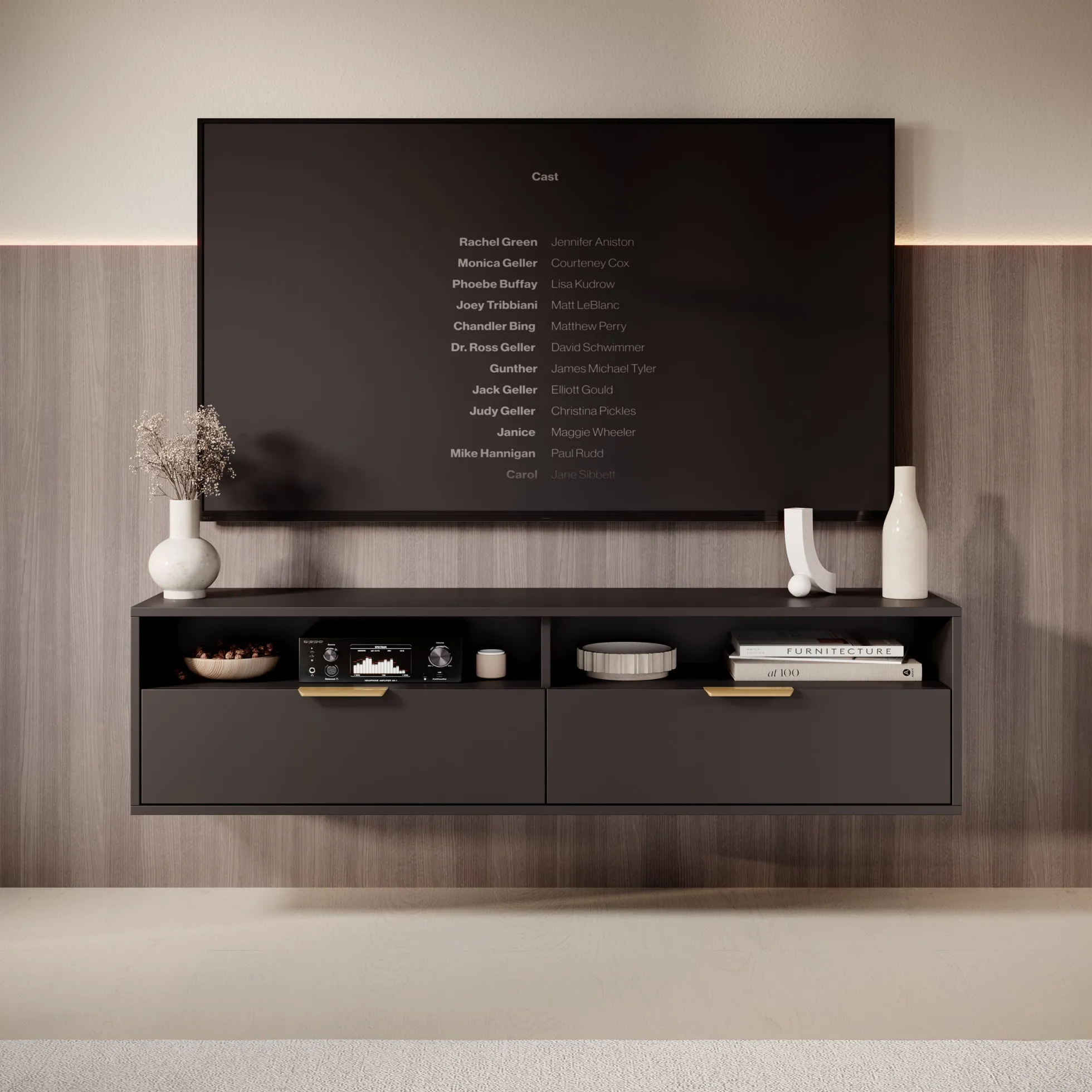 Qipp - TV-Meubel - Zwart
