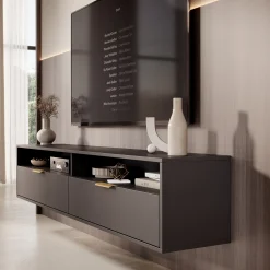 Qipp - TV-Meubel - Zwart