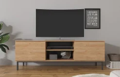 Queen - TV-Meubel - Eiken - 150x41x50 cm