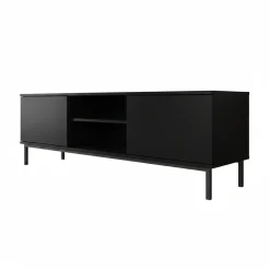 Queen - TV-Meubel - Zwart - 150x41x50 cm