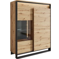 Quincy - Dressoir - Eiken - 110x41x140 cm