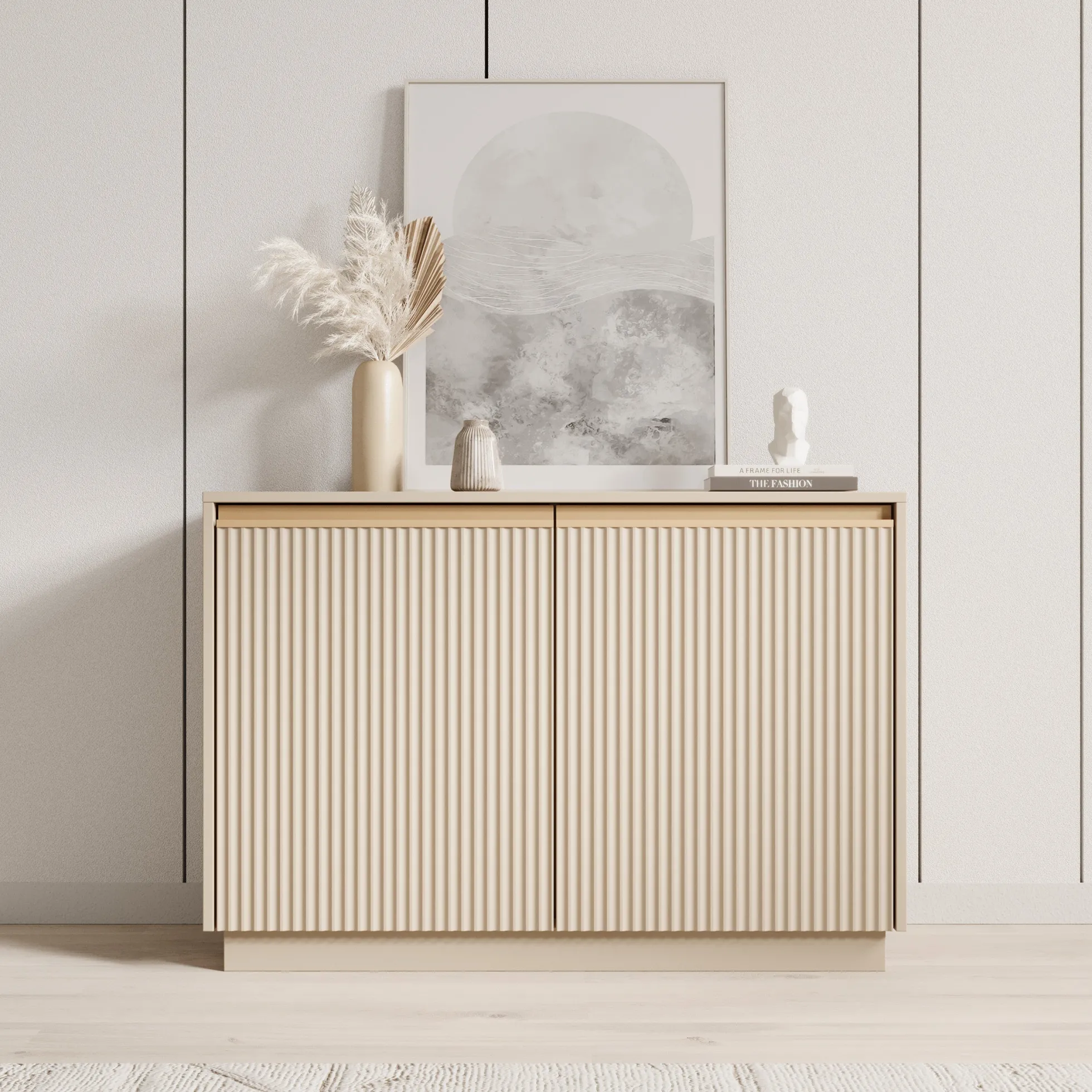 Remy - Dressoir - Beige - 104x39x72 cm