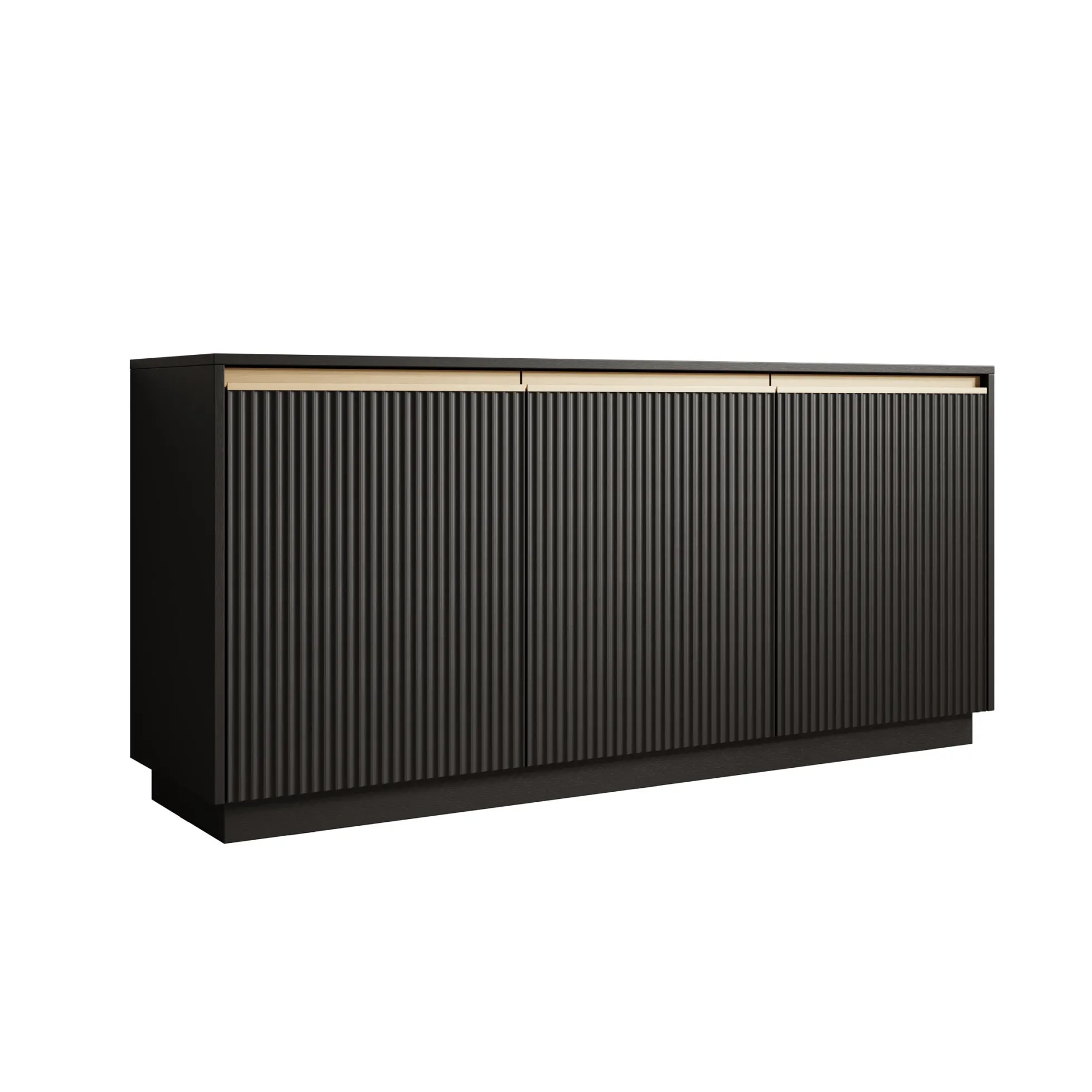 Remy - Dressoir - Zwart - 153x39x72 cm