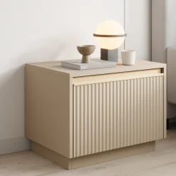 Remy - Nachtkastje - Beige - 54x39x37 cm