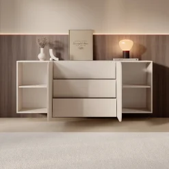 Renalto - Dressoir - Beige - 180x36x70 cm