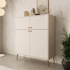 Reunion - Dressoir - Beige - 105x41x122 cm