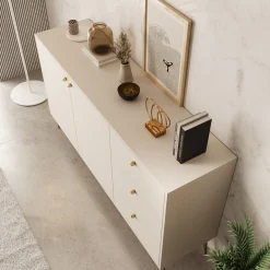Reunion - Dressoir - Beige - 156x41x89 cm