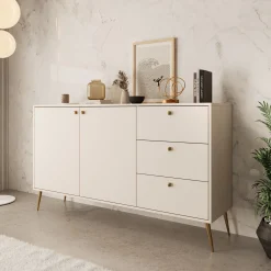 Reunion - Dressoir - Beige - 156x41x89 cm