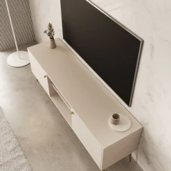 Reunion - TV-Meubel - Beige - 156x41x55 cm