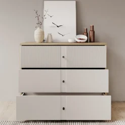 Riggs - Ladekast - Beige - 105x42x83 cm