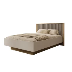 Riggs - Tweepersoonsbed - Beige - 140x200 cm