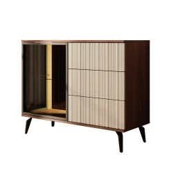 Riverhead - Dressoir - Beige/Eiken - 103x39x80 cm