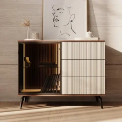Riverhead - Dressoir - Beige/Eiken - 103x39x80 cm