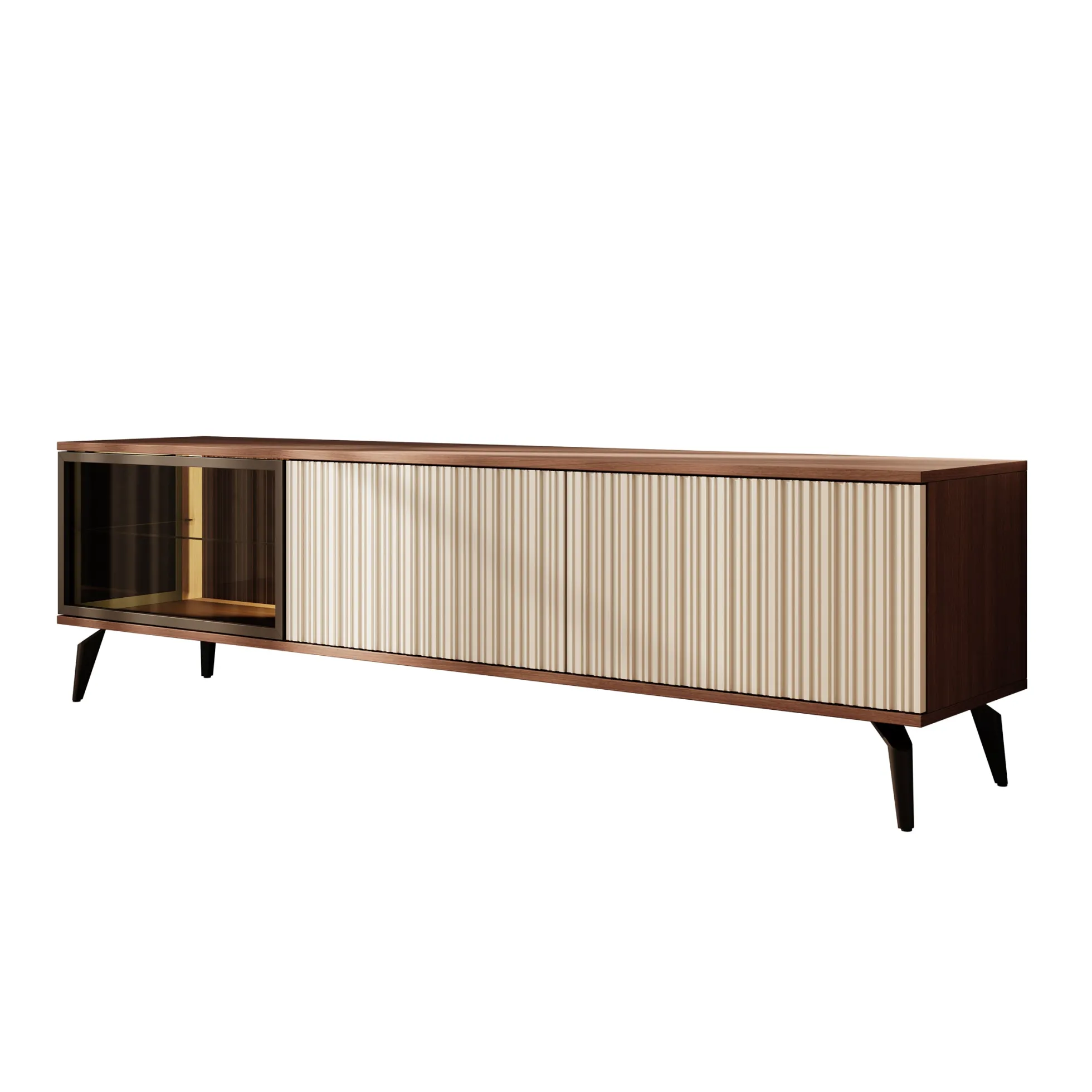 Riverhead - TV-Meubel - Beige/Eiken - 180x39x50 cm