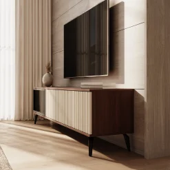 Riverhead - TV-Meubel - Beige/Eiken - 180x39x50 cm