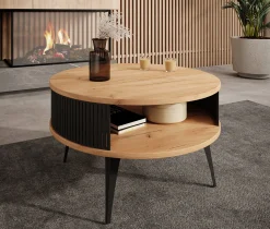 Roslyn - Salontafel - Eiken - 75x75x44 cm