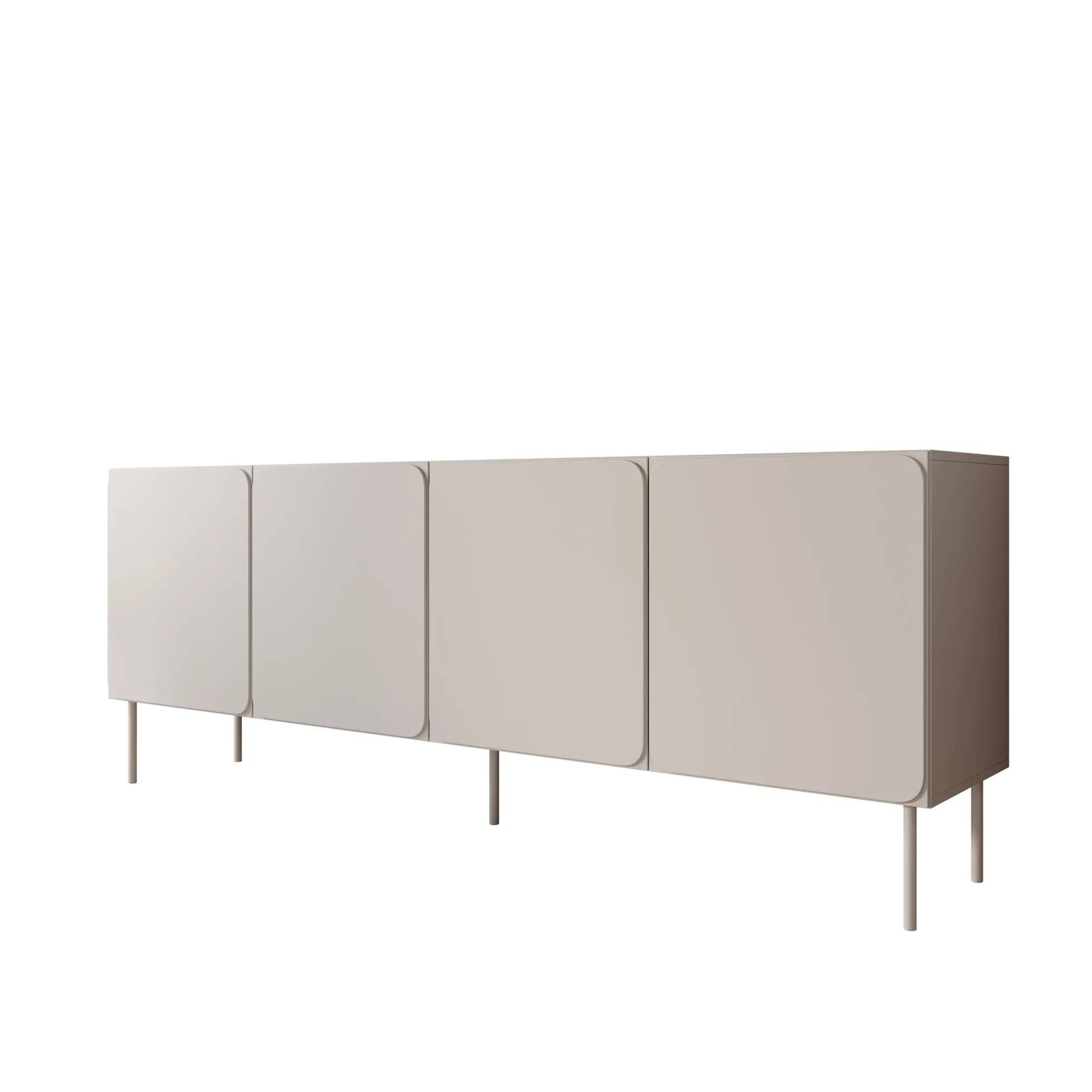 Rovik - Dressoir - Beige - 200x40x76 cm