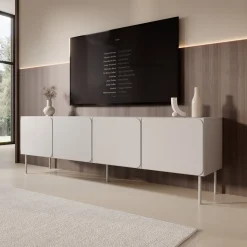 Rovik - TV-Meubel - Beige - 200x40x61 cm