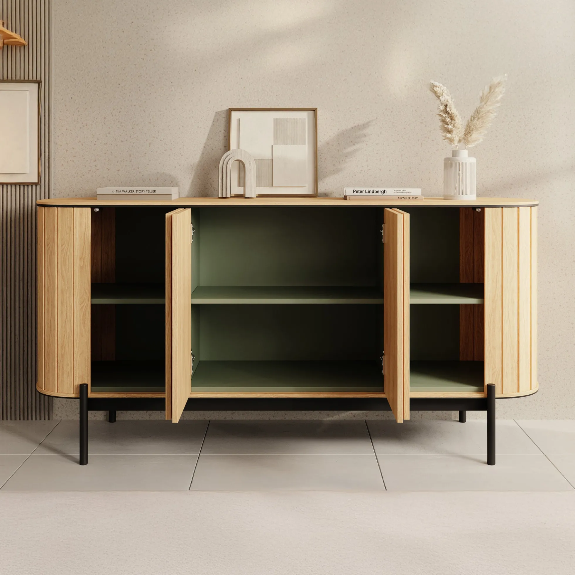 Royale - Dressoir - Eiken - 168x45x82 cm