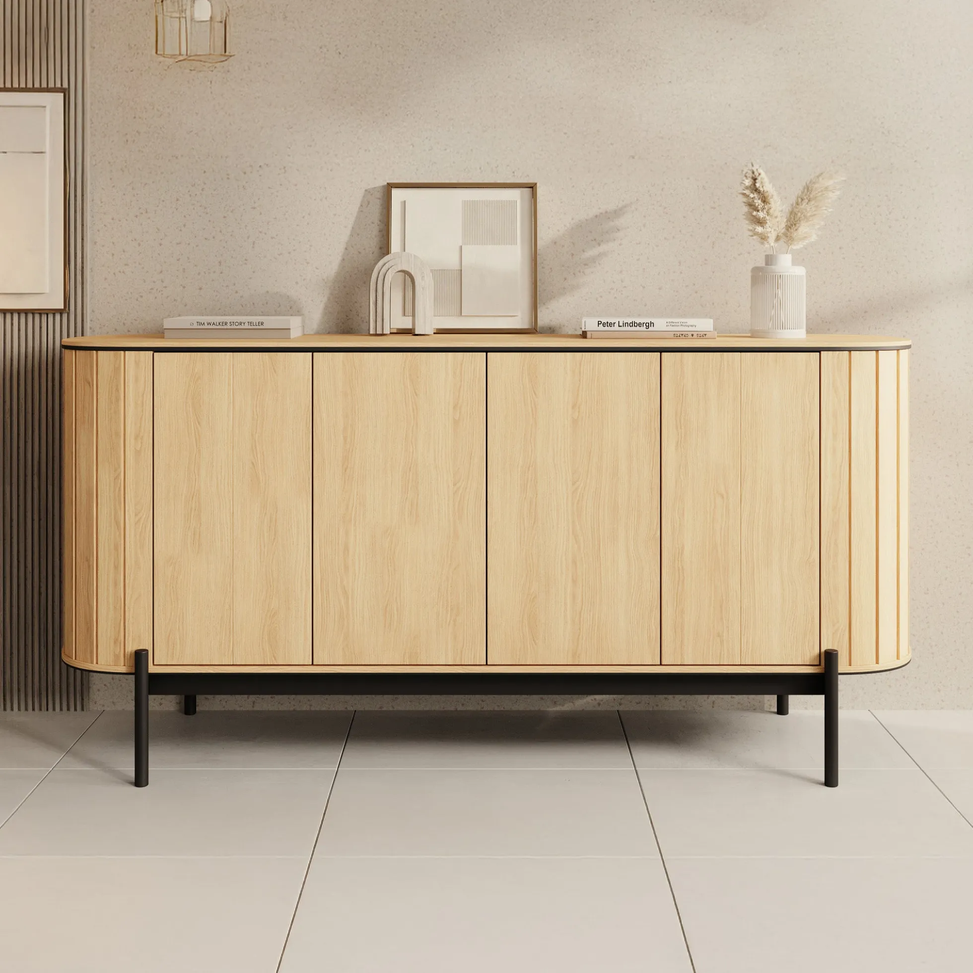 Royale - Dressoir - Eiken - 168x45x82 cm