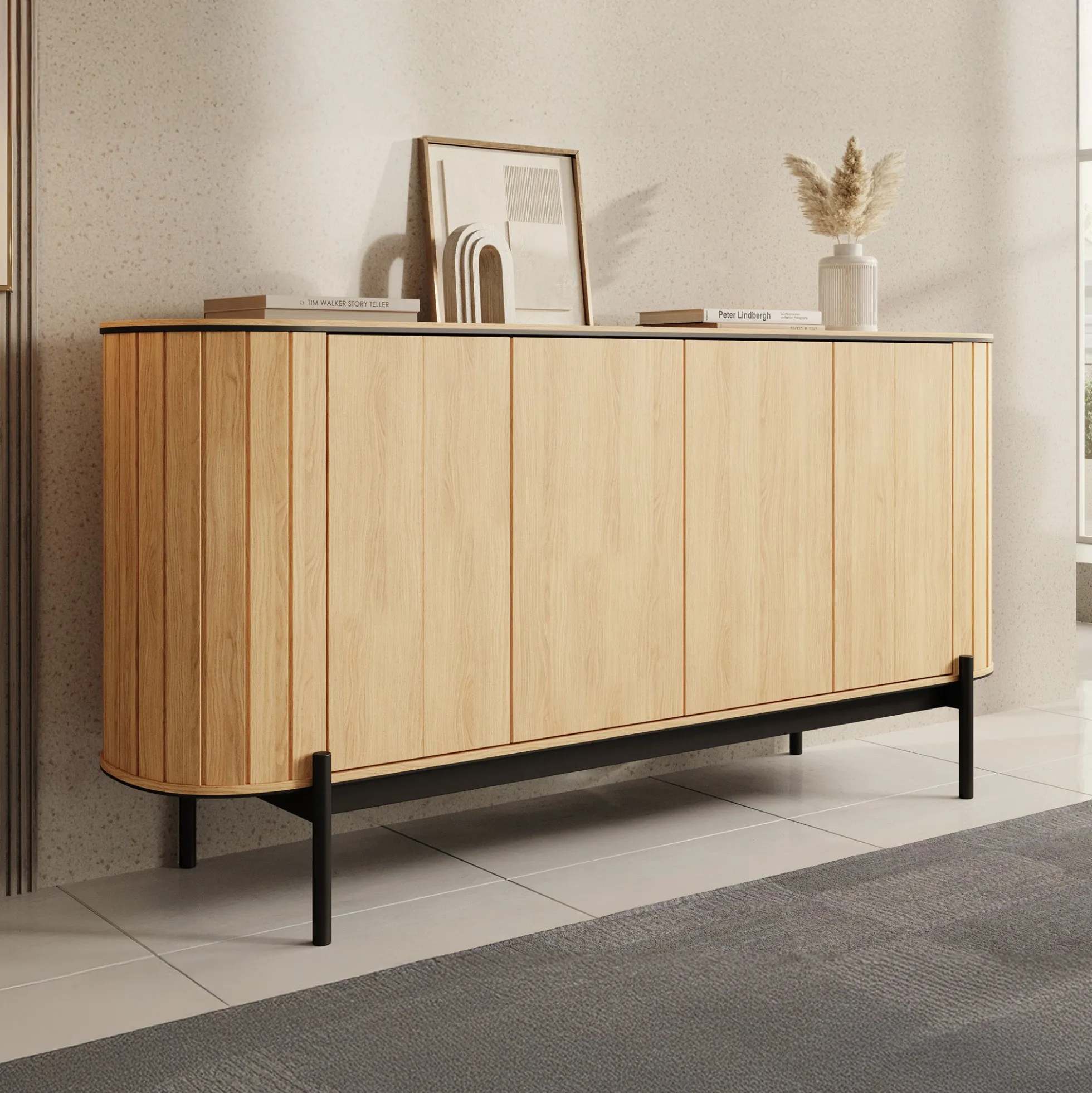 Royale - Dressoir - Eiken - 168x45x82 cm