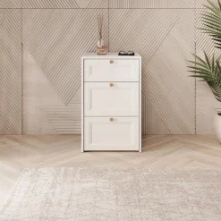 Rumble - Kaptafel met stoel - Wit - 50x51 cm